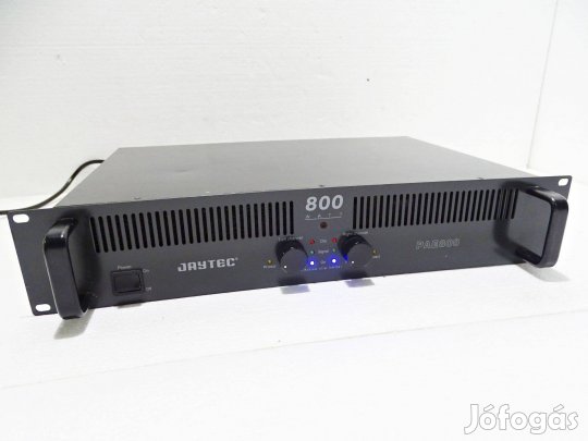 Jaytec PAE-800 végfok erősítő sztereó erősítő 2 x 200 Watt