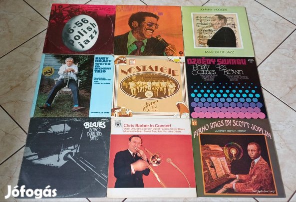 Jazz bakelit hanglemez csomag