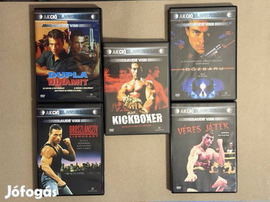 Jean Claude Van Damme gyűjtemény dvd