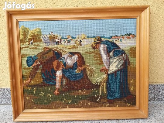 Jean-François Millet Kalászszedők gobelin kép 58 x 47 cm