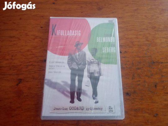 Jean Luc Godard :Kifulladásig bontatlan dvd (Belmondo,Seberg)
