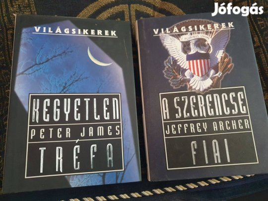 Jeffrey Archer: A szerencse fiai +Peter James: Kegyetlen tréfa