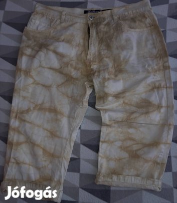 Jeffrey Jordan 3/4-es mintás kb XL vagány ffi nadrág