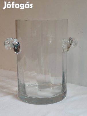 Jég- és palack tartó nagyméretű üvegedény szép állapotban eladó csak