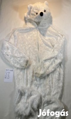 Jegesmedve jelmez, medve jelmez, felnőtt jelmez M366