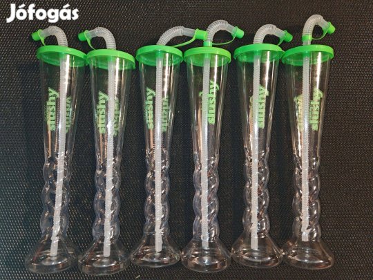 Jégkása pohár szett műanyag (8 darab)