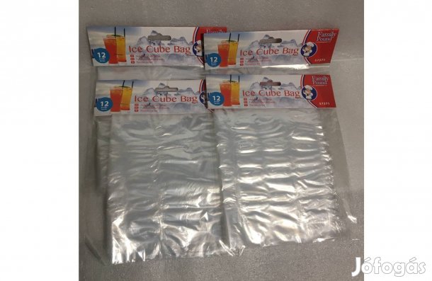 Jégkocka készítő tasak 48 db zacskó Egyszer használatos