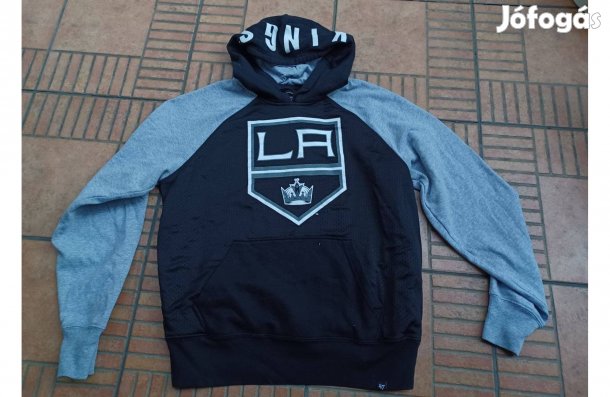 Jégkorong kapucnis Los Angeles Kings hoki pulóver M L
