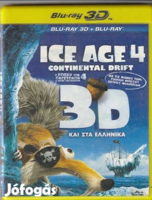 Jégkorszak 4: Vándorló kontinens Blu-Ray 2D + 3D