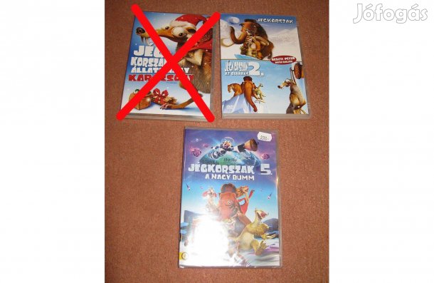 Jégkorszak DVD-k