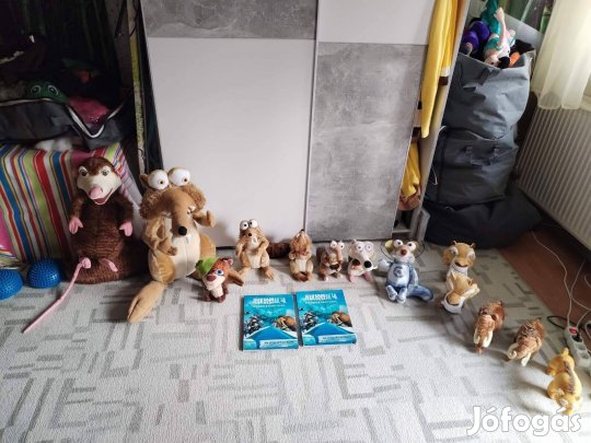 Jégkorszak plüss motkány mamut mani oposszum tigris diego