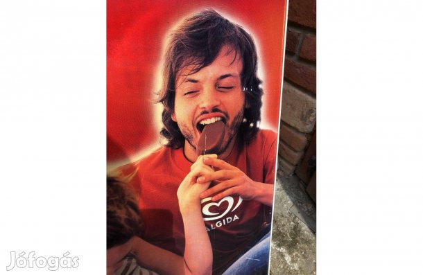 Jégkrém reklémtábla, megállító tábla 5000 ft