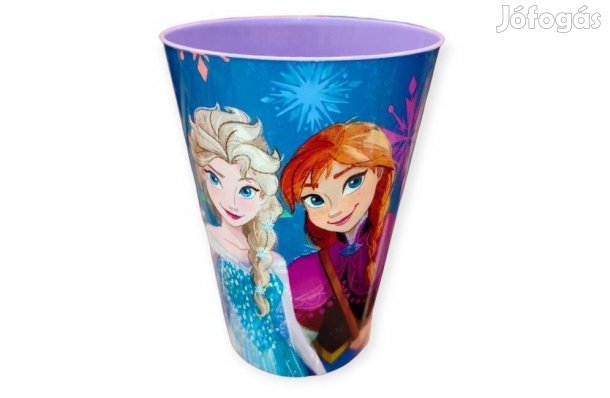 Jégvarázs lila műanyag pohár gyerekeknek 430 ml