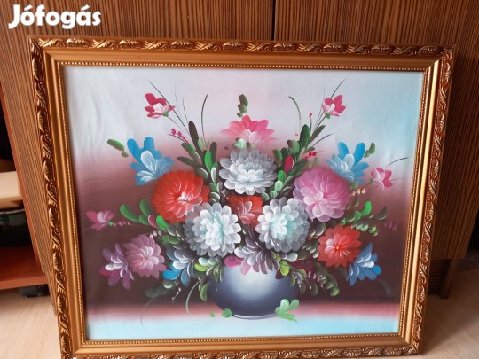 Jelzés nélküli olajvászon festmény 60x70cm