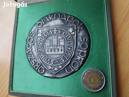 Jelzett Renner Károly plakett "Soproni Országos Diáknapok"