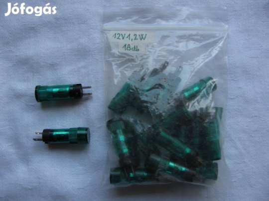Jelzőizzó foglalat , 12V izzóval