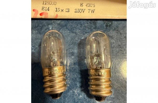 Jelzőlámpa 250V 7W E14