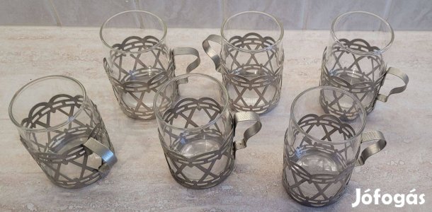 Jena Schott & Gen. 6 db-os teás pohár készlet