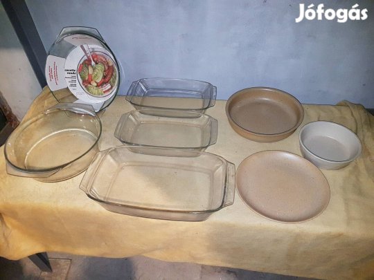 Jénai edény csomag - gyűjtemény sütőtál hőálló tálak edénykészlet