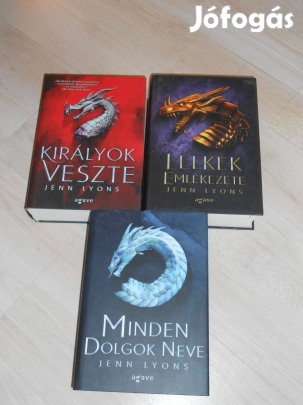 Jenn Lyons: Sárkányok kórusa Trilógia Egyben ritkaság!! (0567)
