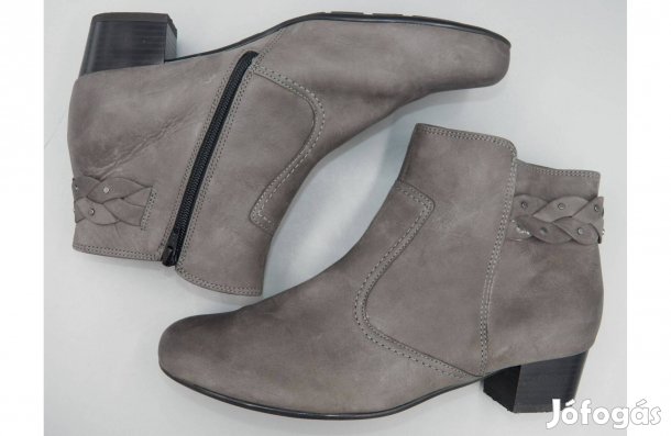 Jenny by Ara bőr bokacsizma, 41,5 -ös Szélesebb fazonú