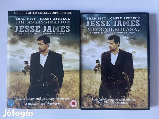 Jesse James meggyilkolása a tettes a gyáva Robert Ford (digibook) dvd