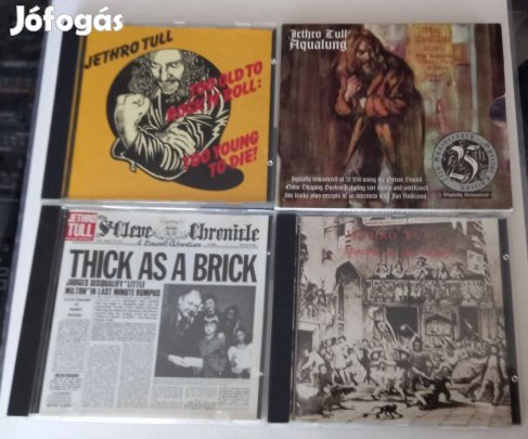 Jethro Tull 4 db cd lemez egyben