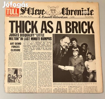 Jethro Tull - Thick as a Brick (német, 1972 újságpapír borító)