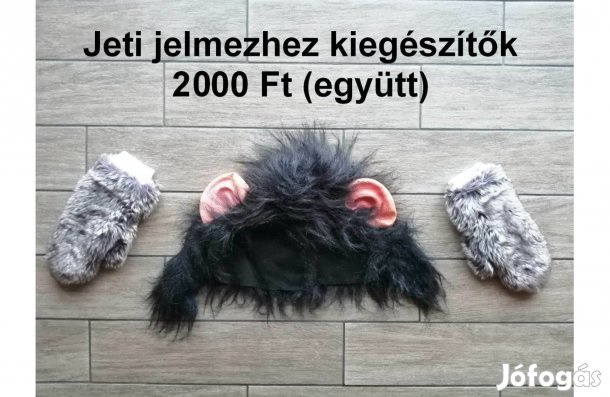 Jeti jelmezhez kiegészítők
