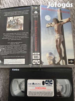 Jézus krisztus szupersztár vhs kistok zenés