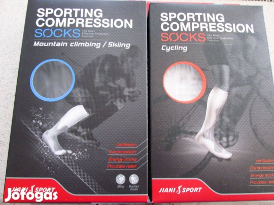 Jiani Sport Bicikli kerékpár Hegymászás Sielés Futó kompressziós zokni