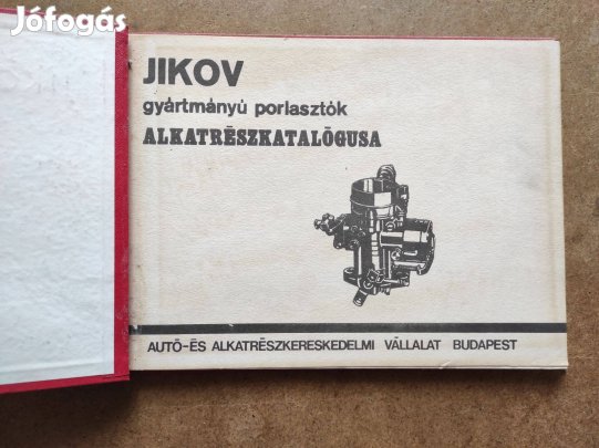 Jikov porlasztók alkatrészkatalógus