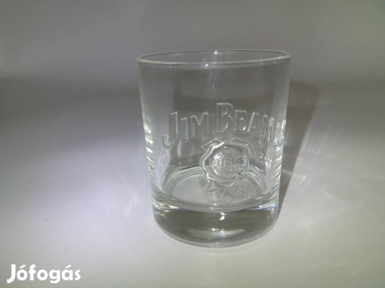 Jim Beam üveg pohár