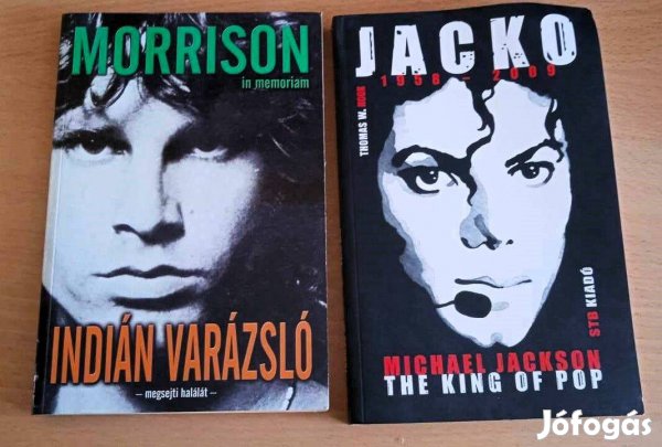 Jim Morisson / Michael Jackson, 2 kötet 2 világsztárról