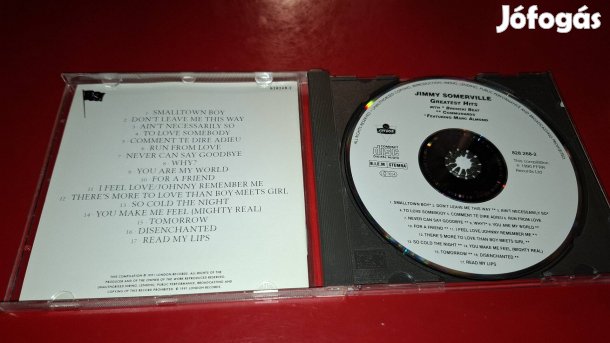 Jimmy Somerville & Bronski Beat The Singles Collection Cd  1991