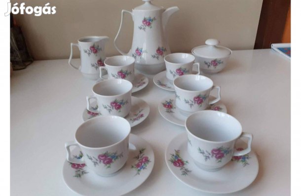 Jlmenaui kávéskészlet porcelánból,teljes szett