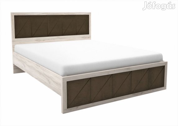 Jo-DM Ágykeret ágyráccsal 160x200 justus tölgy