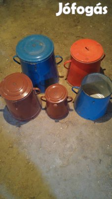 Jó állapotban zsírosbödönök eladók!