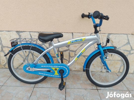 Jó állapotú 18-as kontrafékes gyerek kerékpár bicikli. 