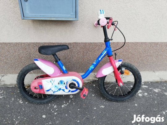 Jó állapotú Btwin gyerek 14" szabadonfutós kerékpár! (126)