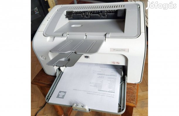Jó állapotú HP P1102 laser nyomtató azonnal használható jó tonerrel!