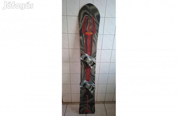 Jó állapotú Rossiguel márkájú, Alpin típ. snowboard step in kötéssel