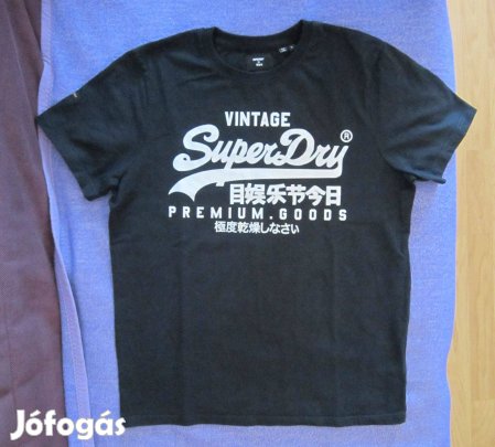 Jó állapotú Superdry 100% pamut motoros póló M méret M-es