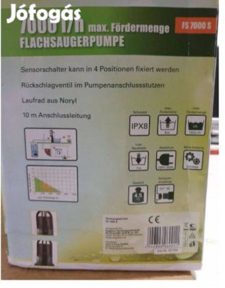 Jó állapotú, 400W búvár lapos szivattyú túlmelegedés elleni védelemmel