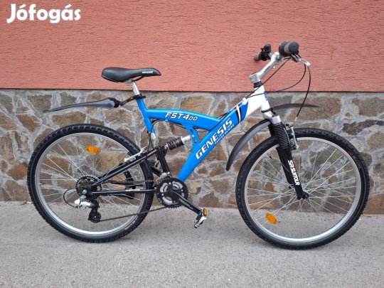 Jó állapotú, Genesis FST400 Mtb26-os, összteleszkópos kerékpár!