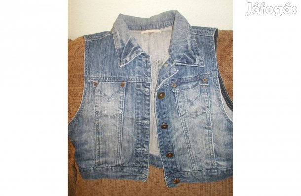 Jó szabású új női farmer mellény S