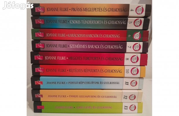 Joanne Fluke Hannah Swensen kötetei