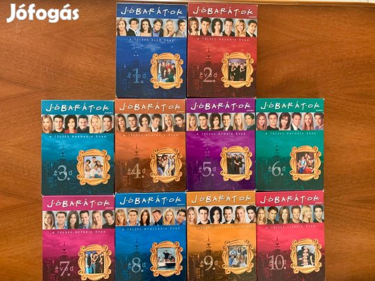 Jóbarátok 1-10. évad DVD