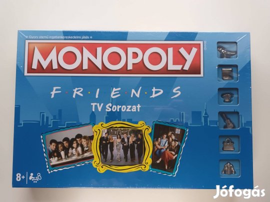 Jóbarátok Friends Monopoly társasjáték magyar nyelvű új bontatlan