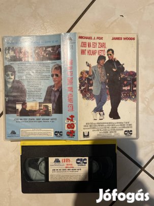 Jobb ma egy zsaru,mint holnap kettő vhs kistok vigjáték